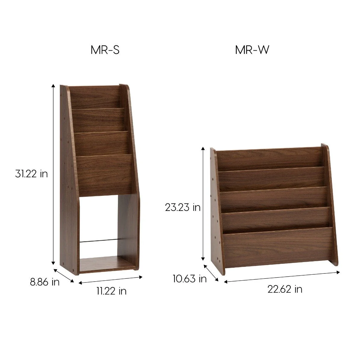 Wide 4 Pocket Magazine Rack - Image 7