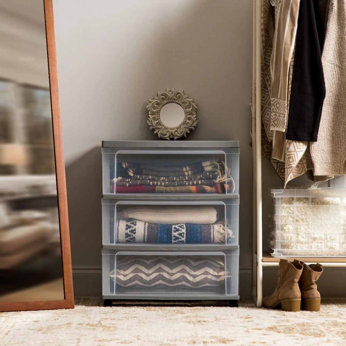 Wide Storage Chest - 3 Drawers - Image 3