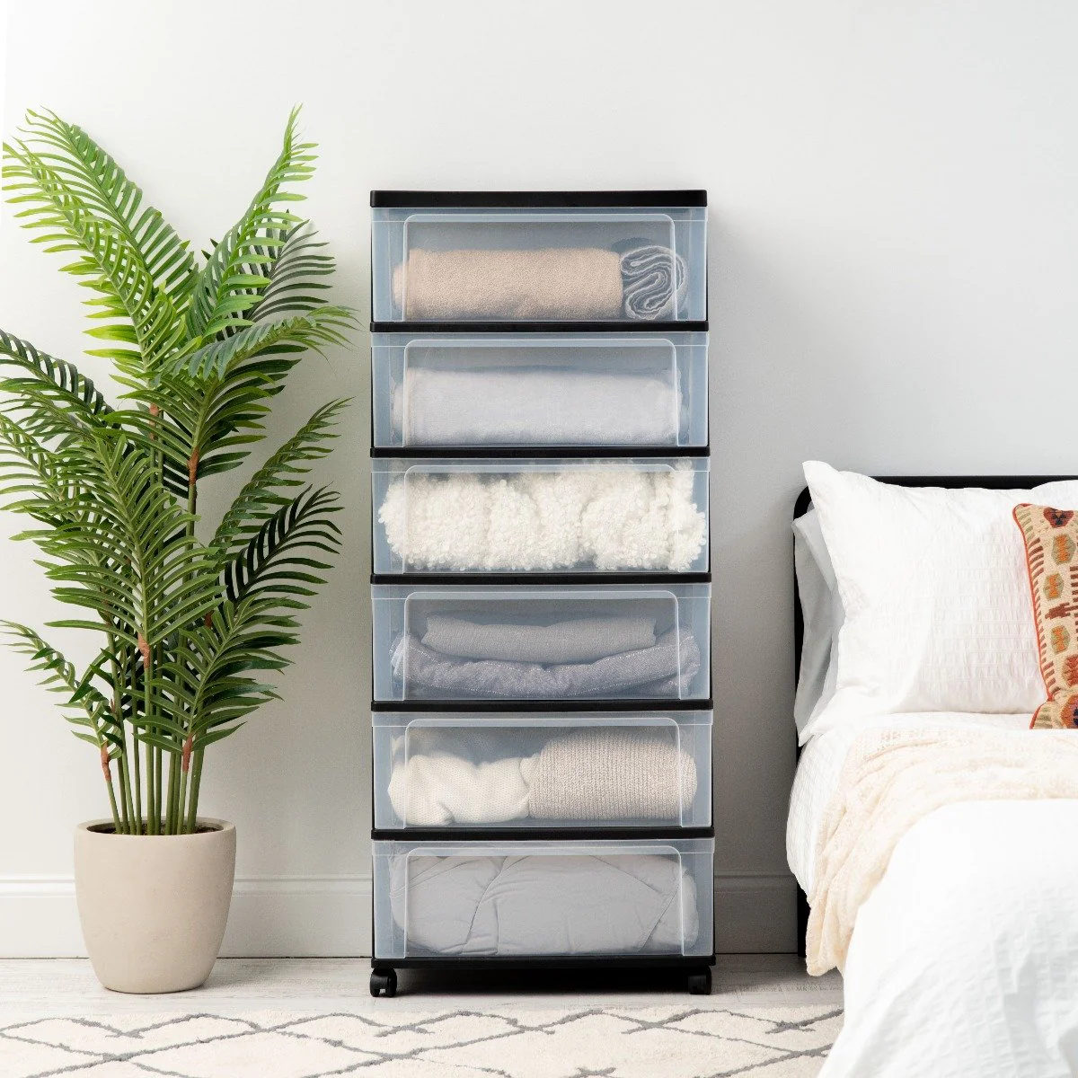 Wide Storage Chest - 6 Drawers - Image 12