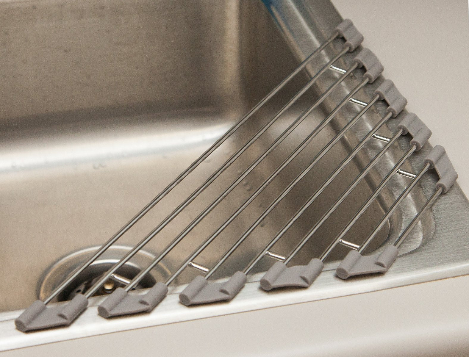 Wire Corner Foldable Dish Rack - Image 7