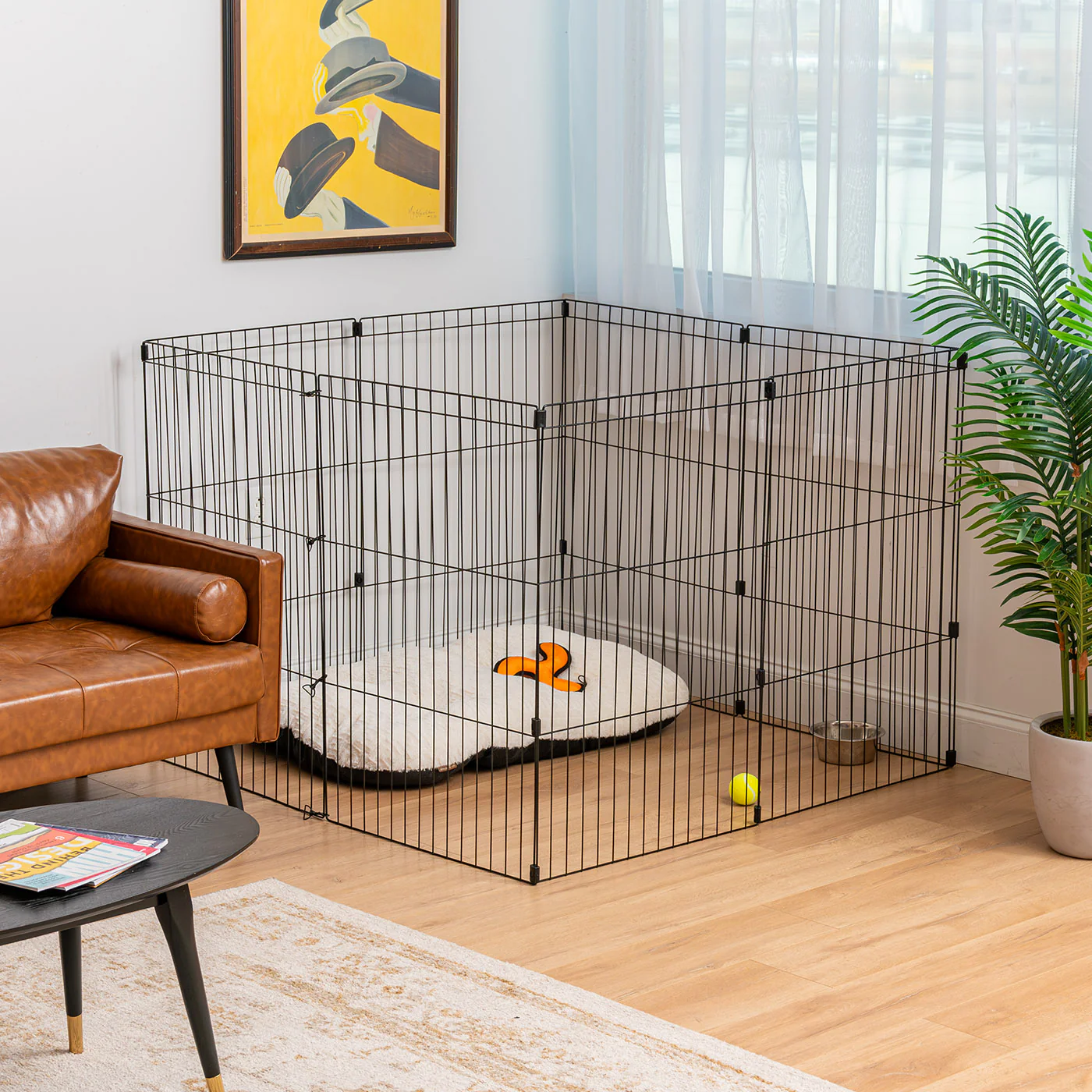 Wire Pet Playpen, Small Medium Dog - Image 19