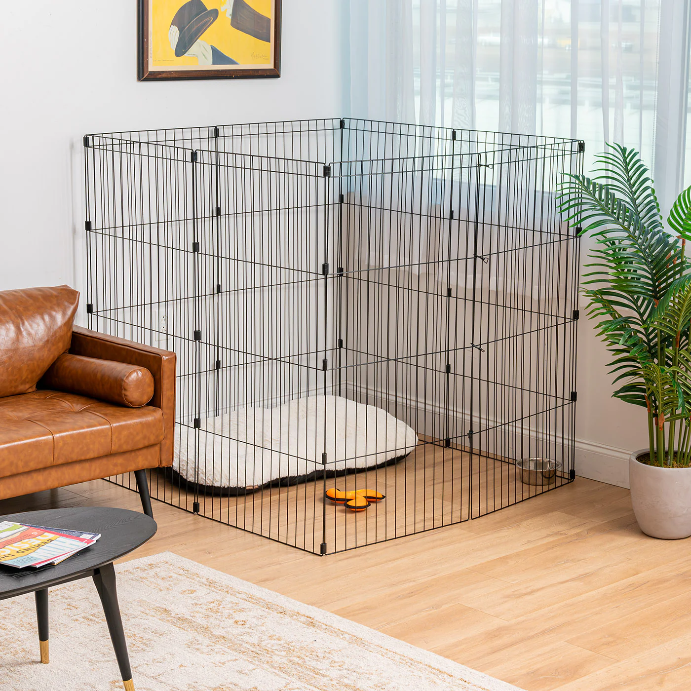 Wire Pet Playpen, Small Medium Dog - Image 30