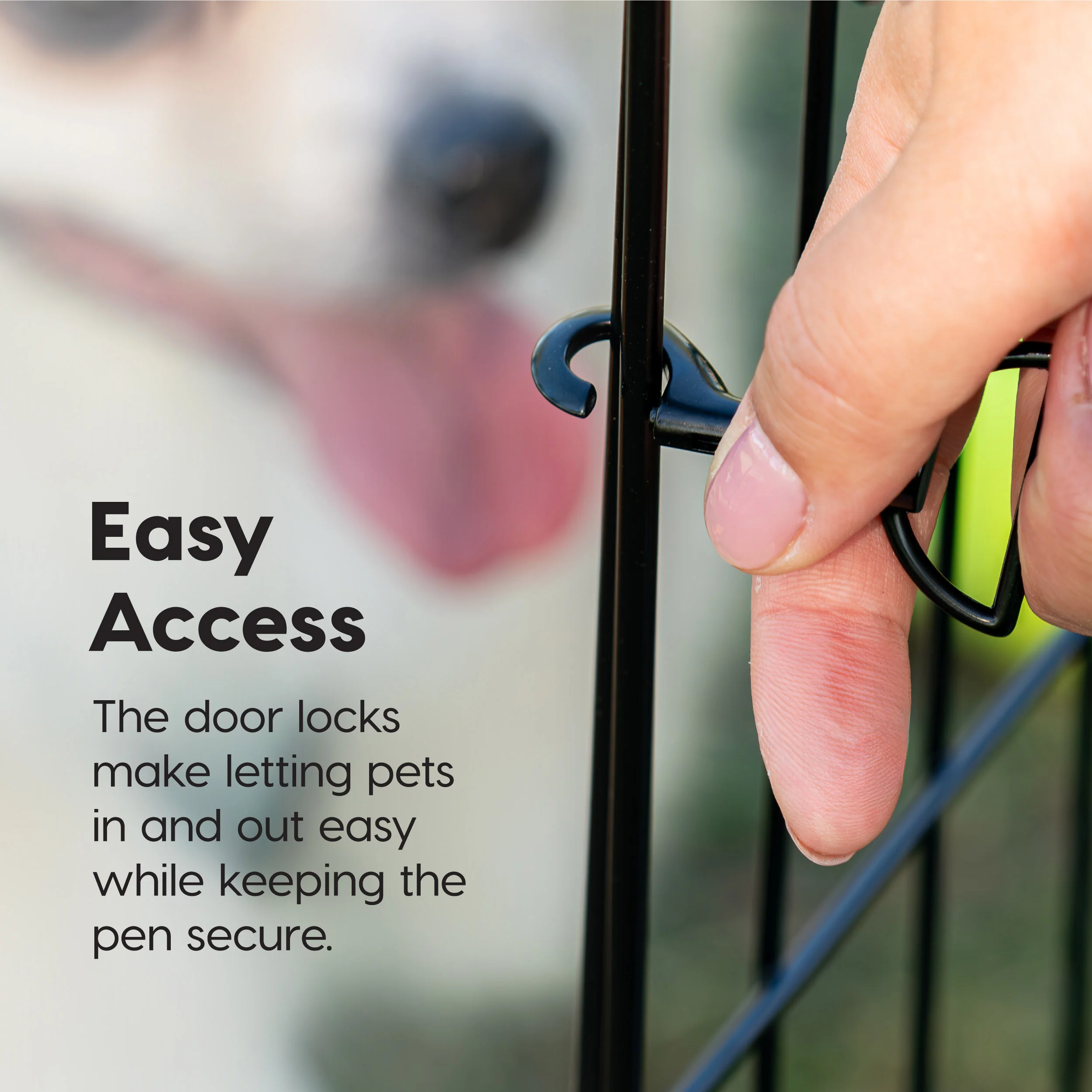Wire Pet Playpen, Small Medium Dog - Image 5