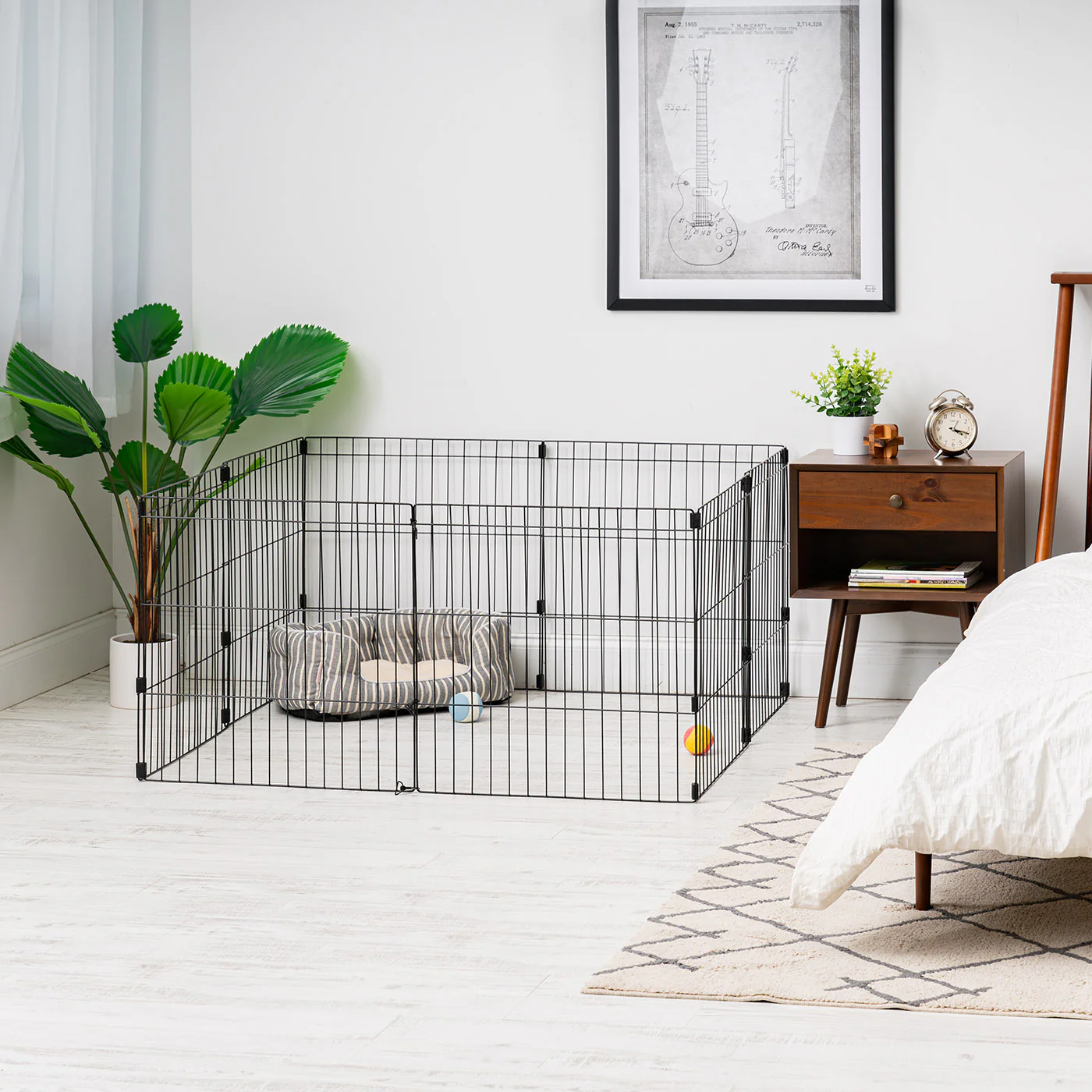 Wire Pet Playpen, Small Medium Dog - Image 8