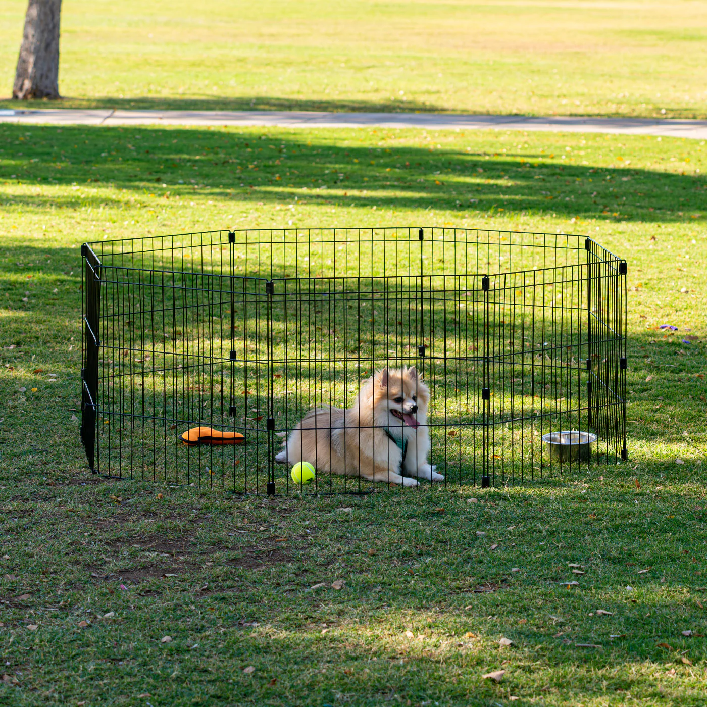 Wire Pet Playpen, Small Medium Dog - Image 9