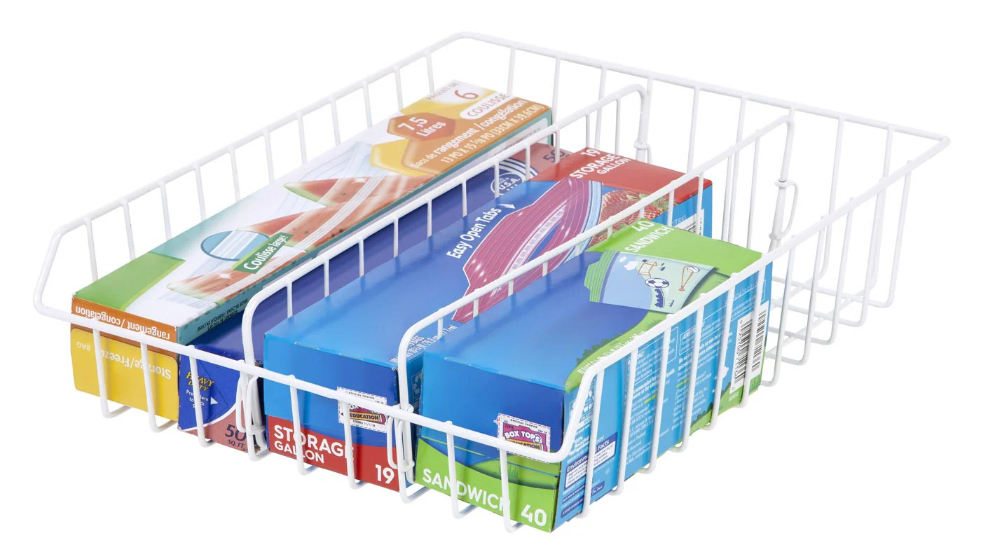 Wire Shelf Organizer - 3 Compartment - Image 4
