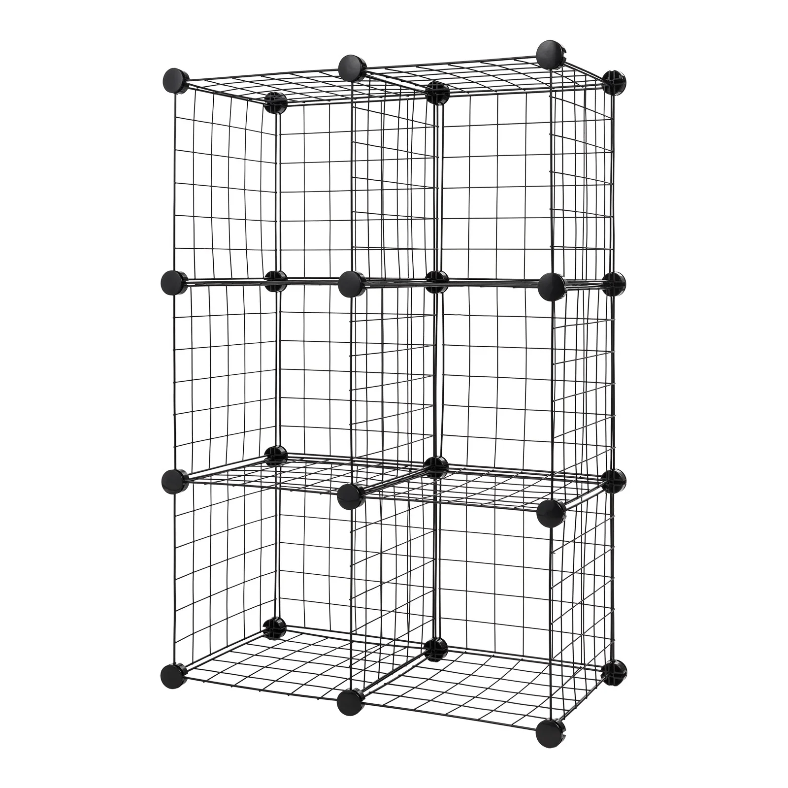Wire Storage Cubes Modular, Black - Image 9