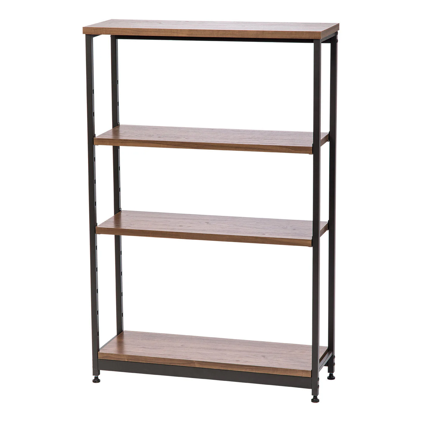 Wood and Metal Shelf - 4 Tier - Tall Wide