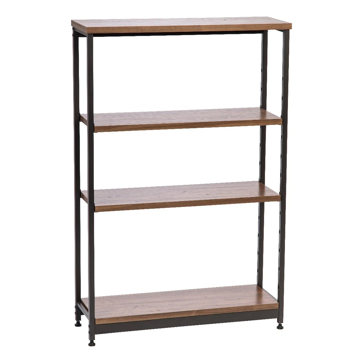 Wood and Metal Shelf - 4 Tier - Tall Wide - Image 2
