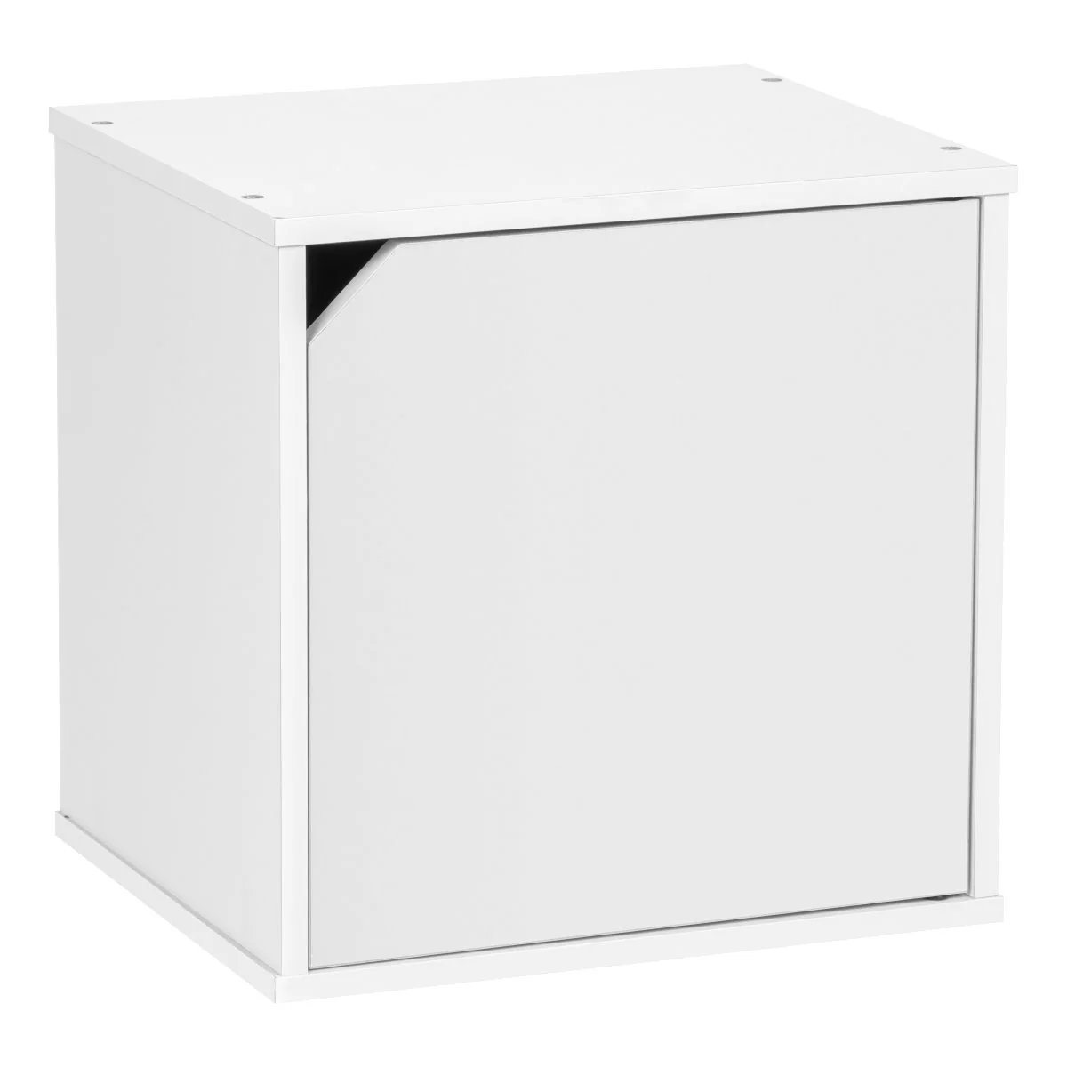 Wood Cube Box with Door - Image 2