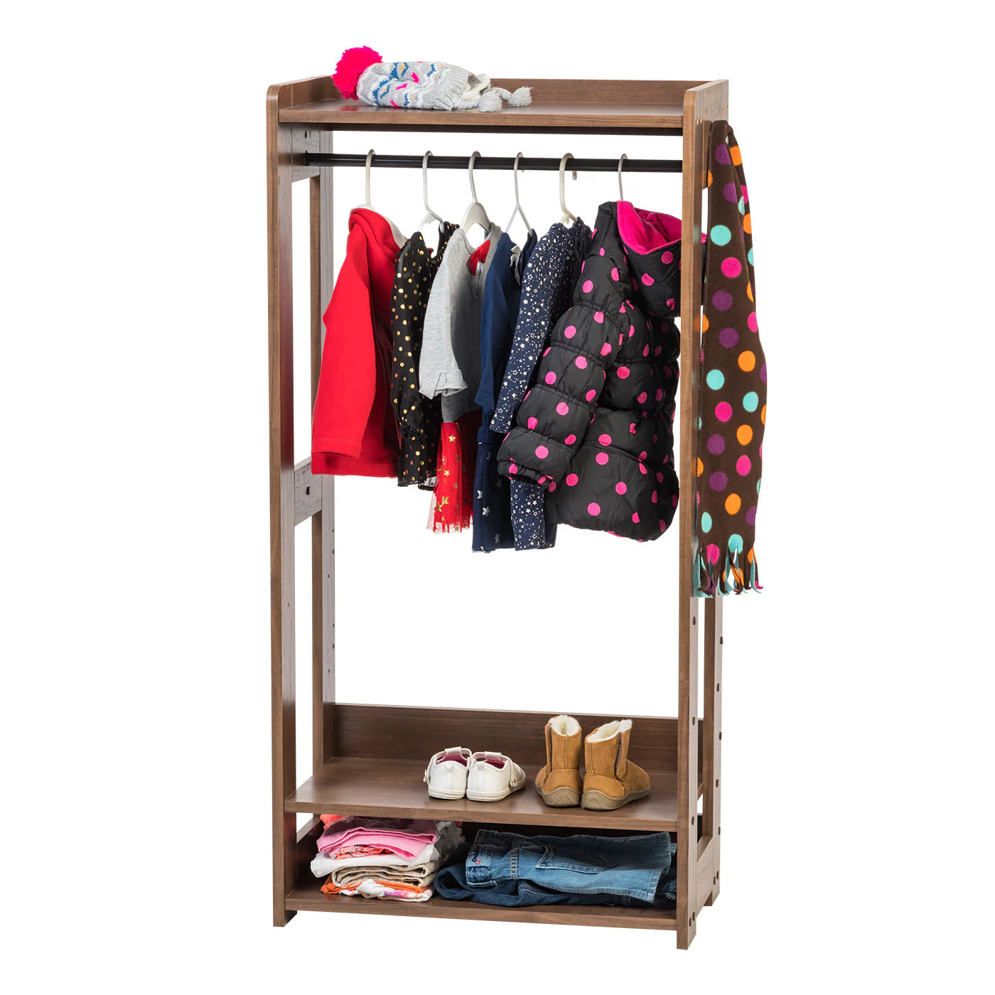 Wood Garment Rack - Compact - Image 3