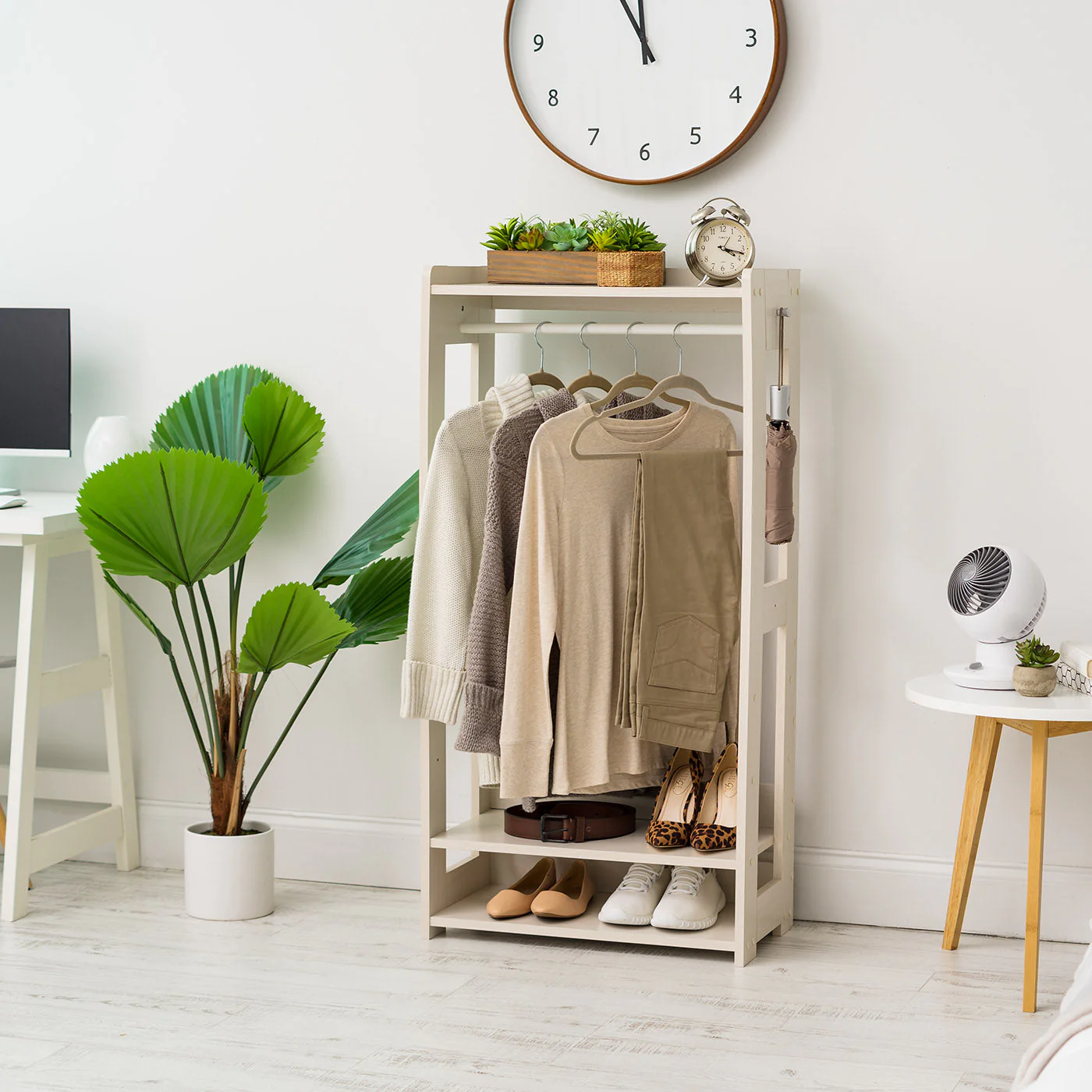 Wood Garment Rack - Compact - Image 9