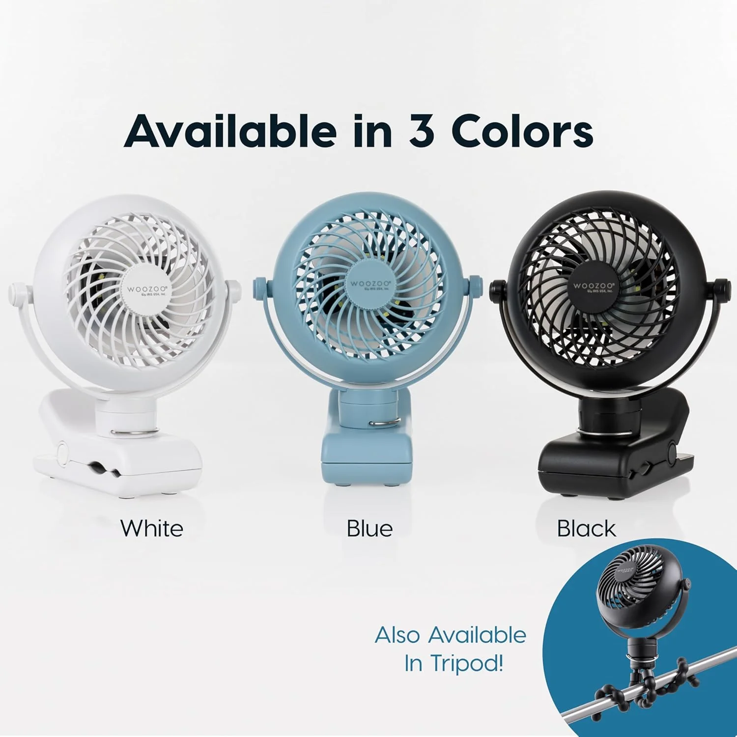 WOOZOO®  3.5" Cordless Portable Clip On Fan - Image 10