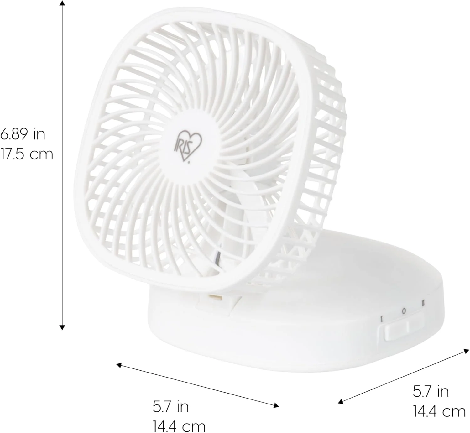 WOOZOO®  5" Battery Operated Small Fan - Image 3