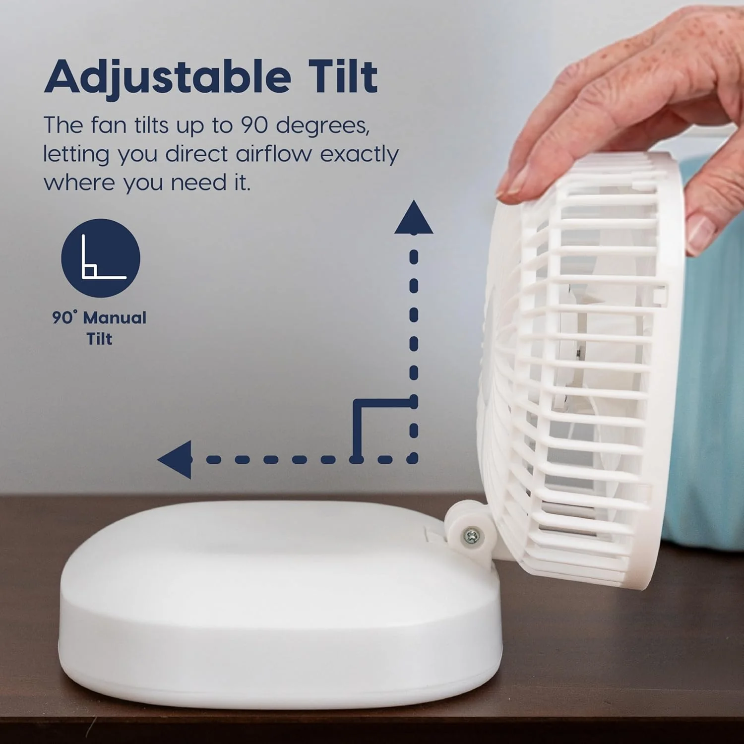 WOOZOO®  5" Battery Operated Small Fan - Image 5