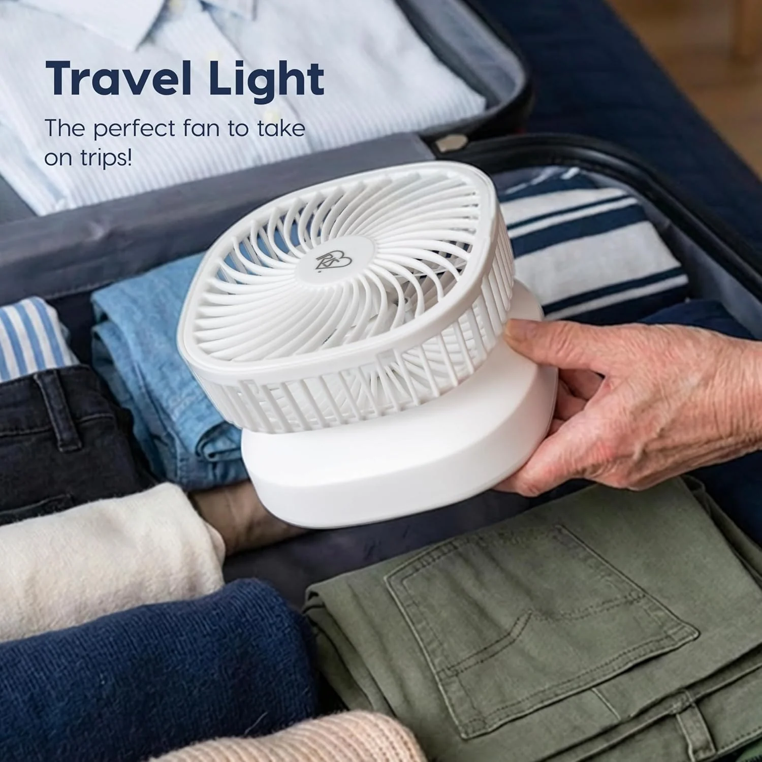 WOOZOO®  5" Battery Operated Small Fan - Image 7