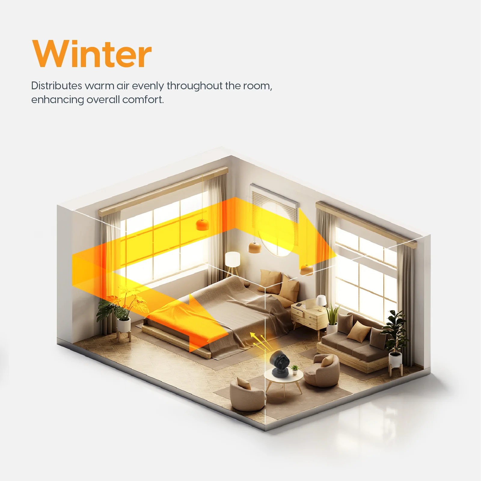 WOOZOO® Air Circulator Turbo Fan - Image 7