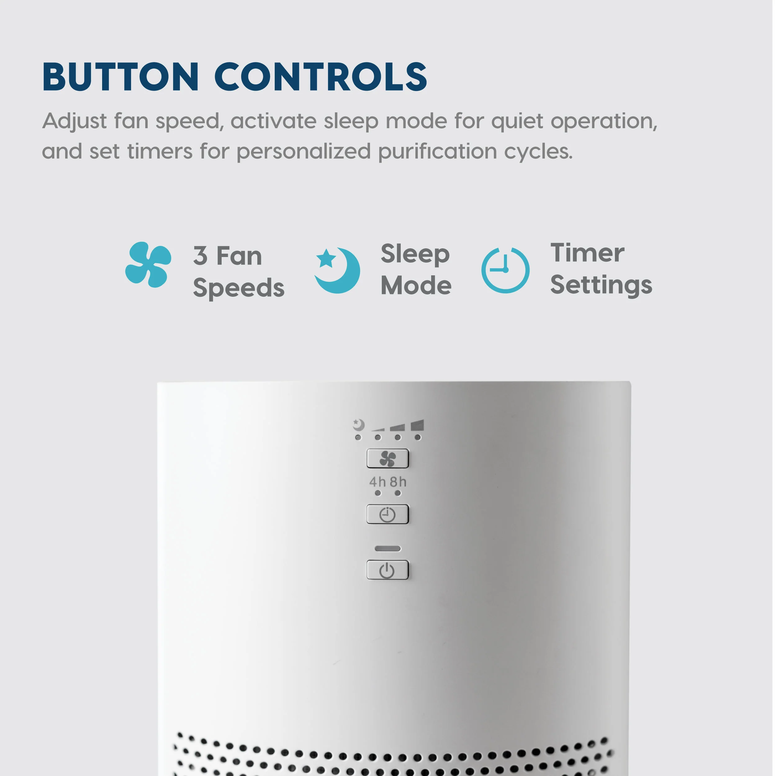 WOOZOO® Air Purifier – HEPA Filter for Medium Rooms - Image 10