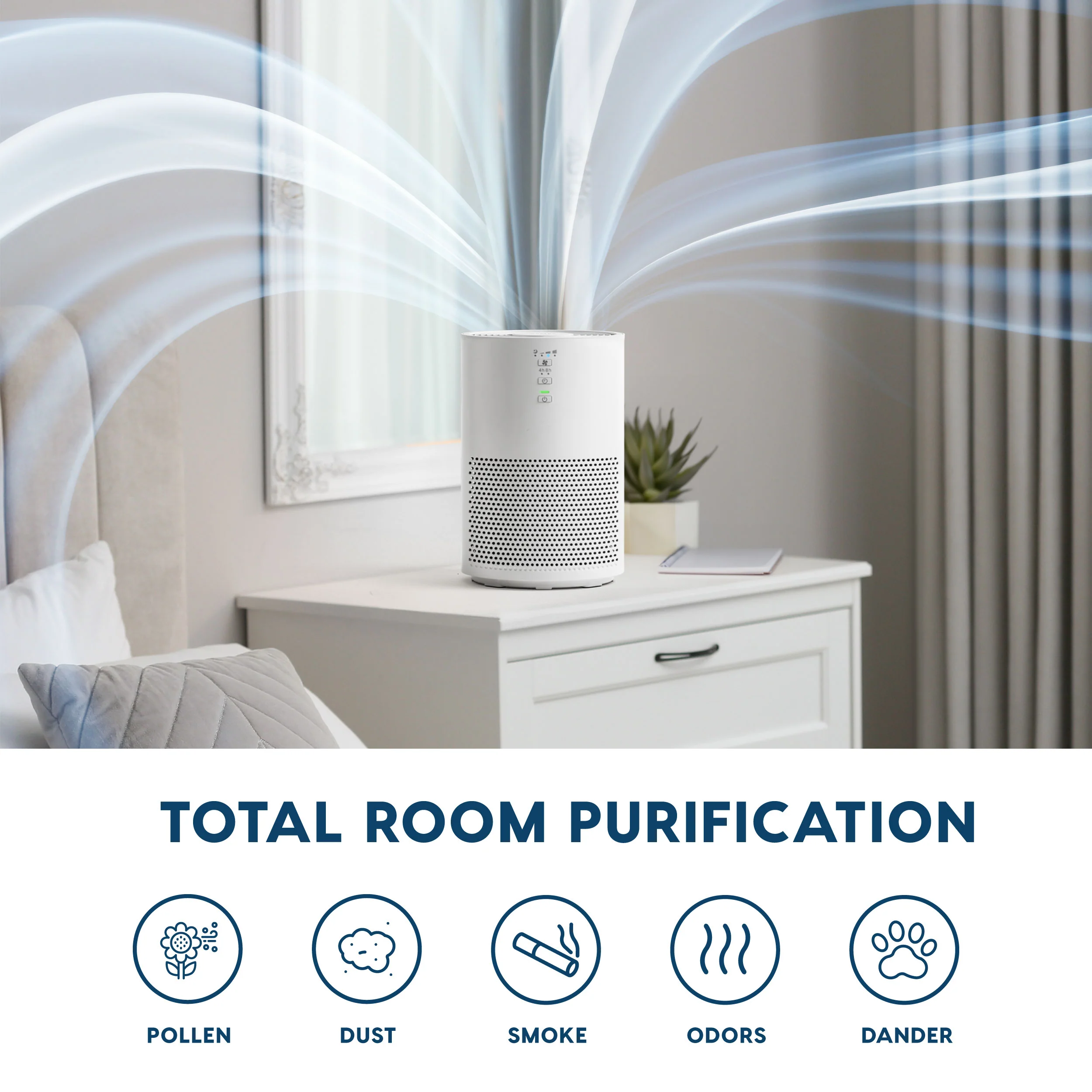 WOOZOO® Air Purifier – HEPA Filter for Medium Rooms - Image 11