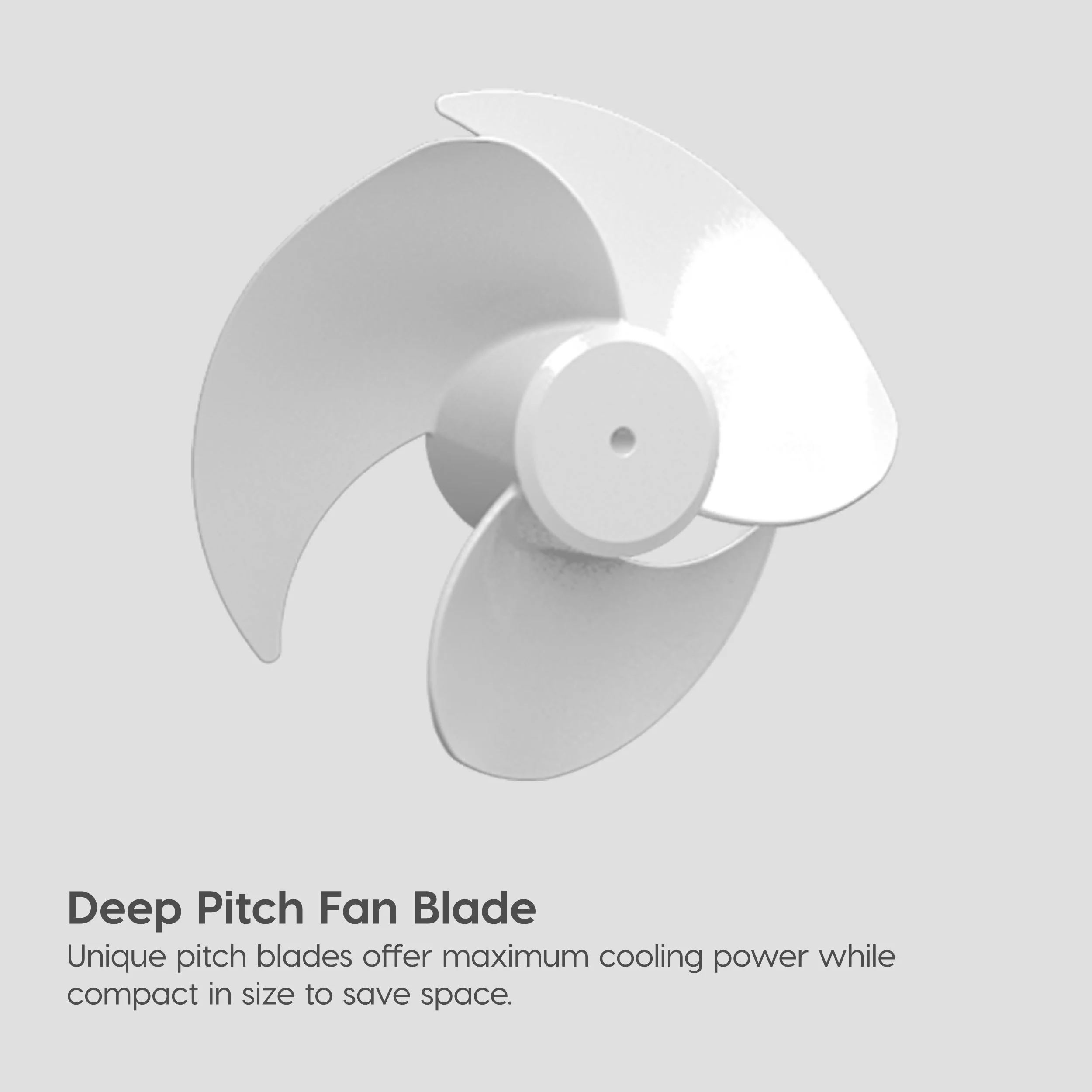 WOOZOO® Desk Fan – Quiet, Oscillating, 3-Speed Air Circulator - Image 4