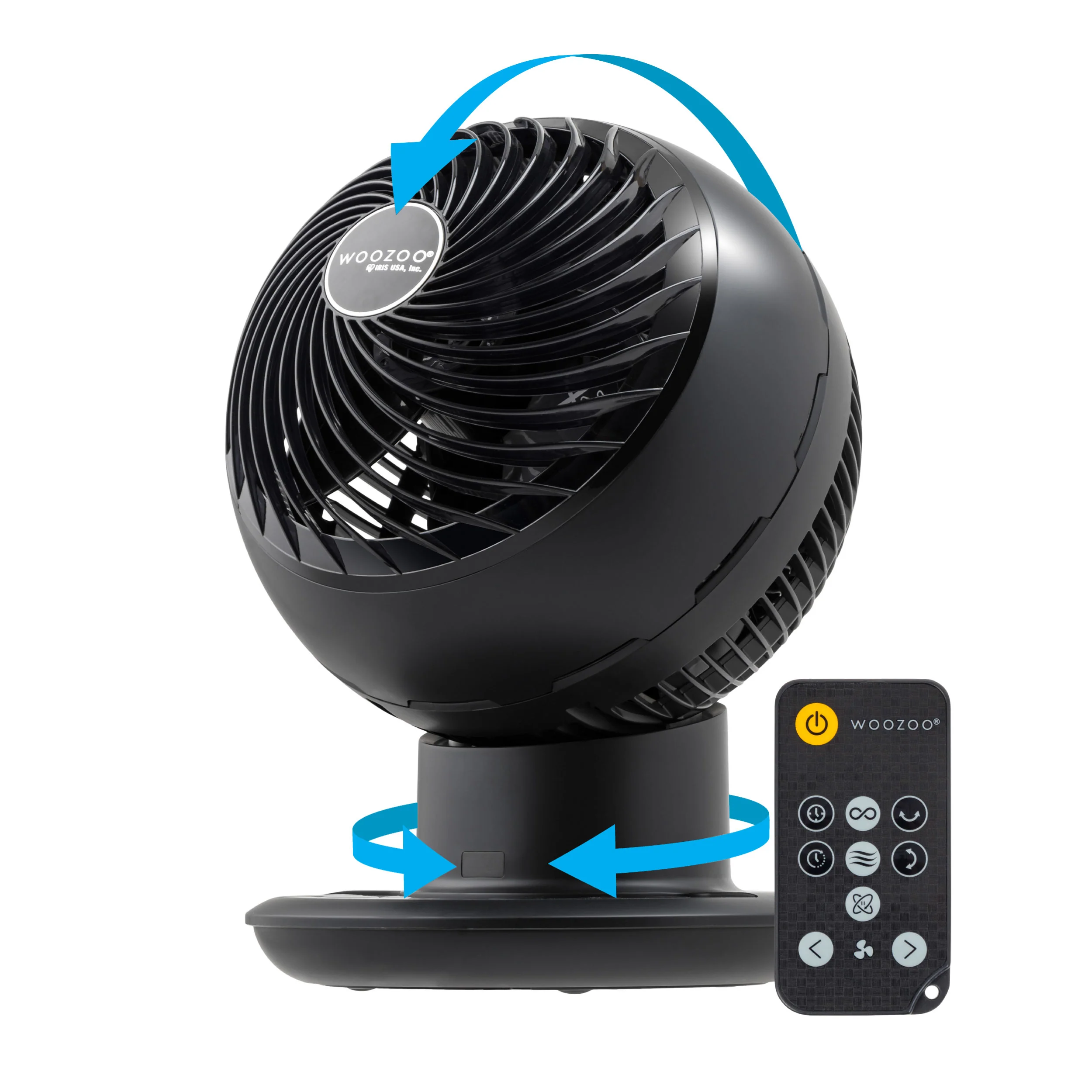 WOOZOO® Globe Fan Medium - Multi Oscillation, Powerful & Quiet DC Motor, Remote - Image 8