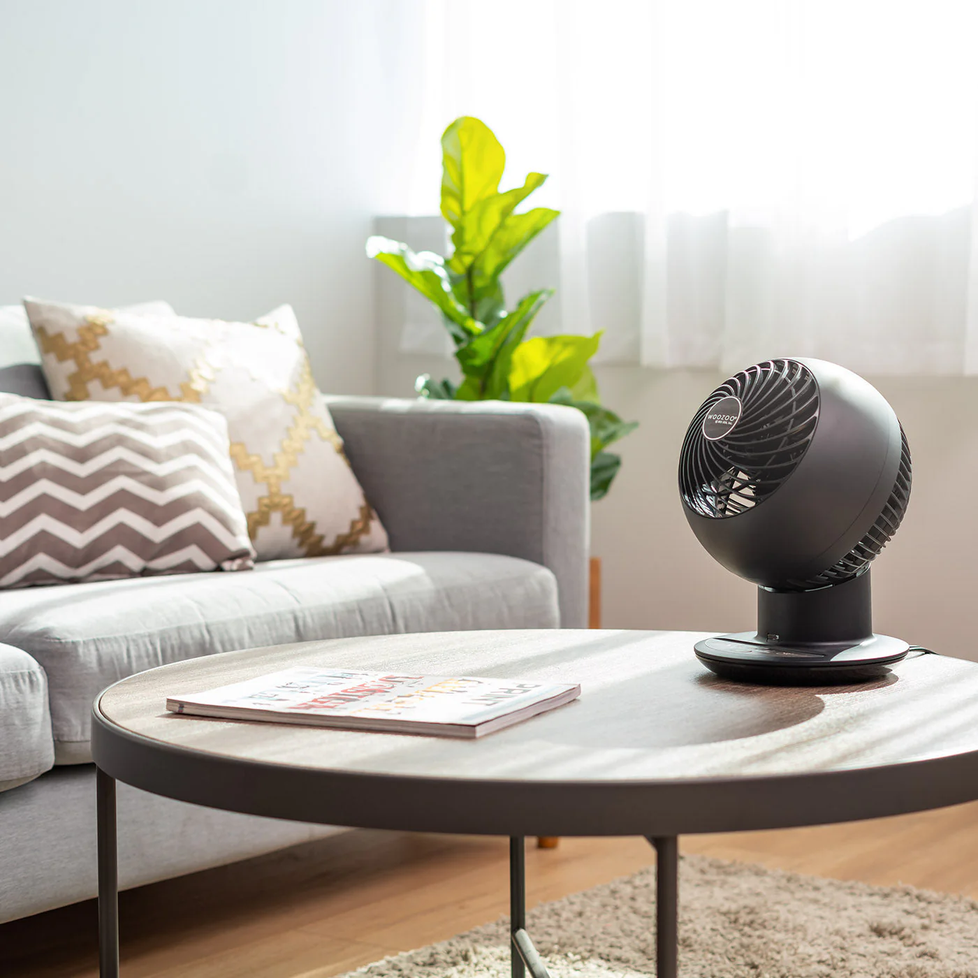 WOOZOO® Globe Fan – Medium, Oscillating with Remote & Tilt - Image 8