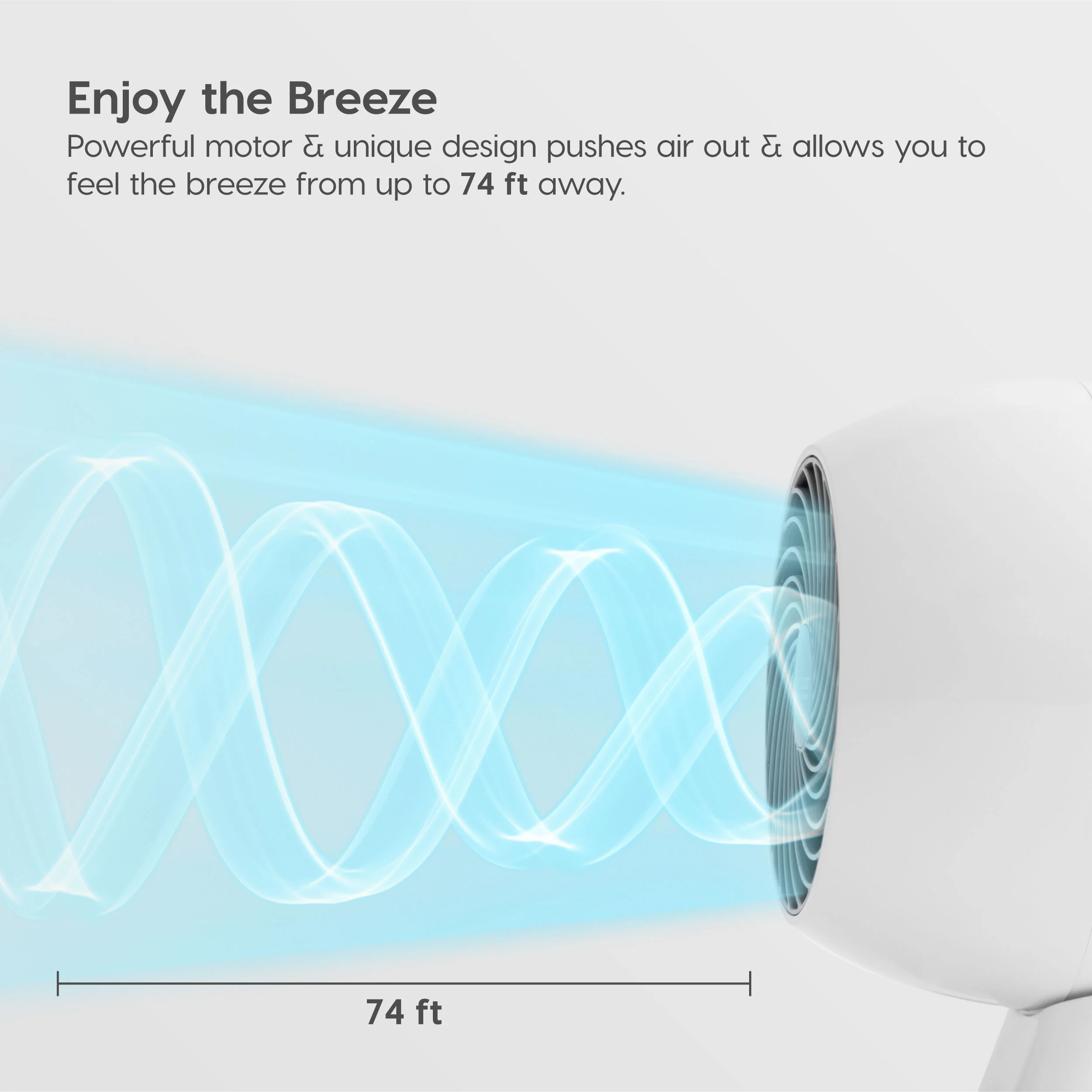 WOOZOO® M15U Compact Oscillating Circulating Fan - Image 11