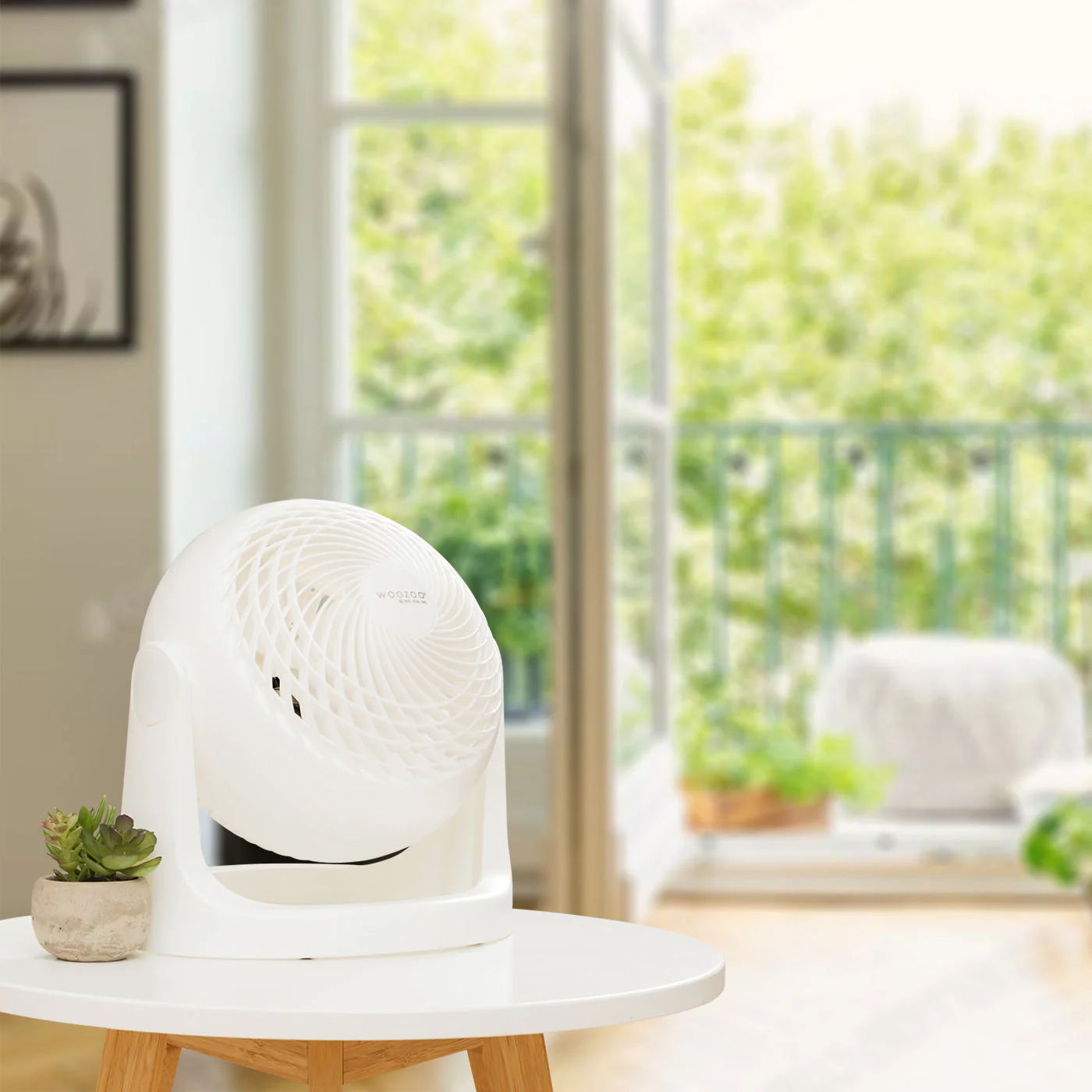 WOOZOO® Macaron Fan Large - Non-Oscillation, 360° Vertical Tilt - Image 4
