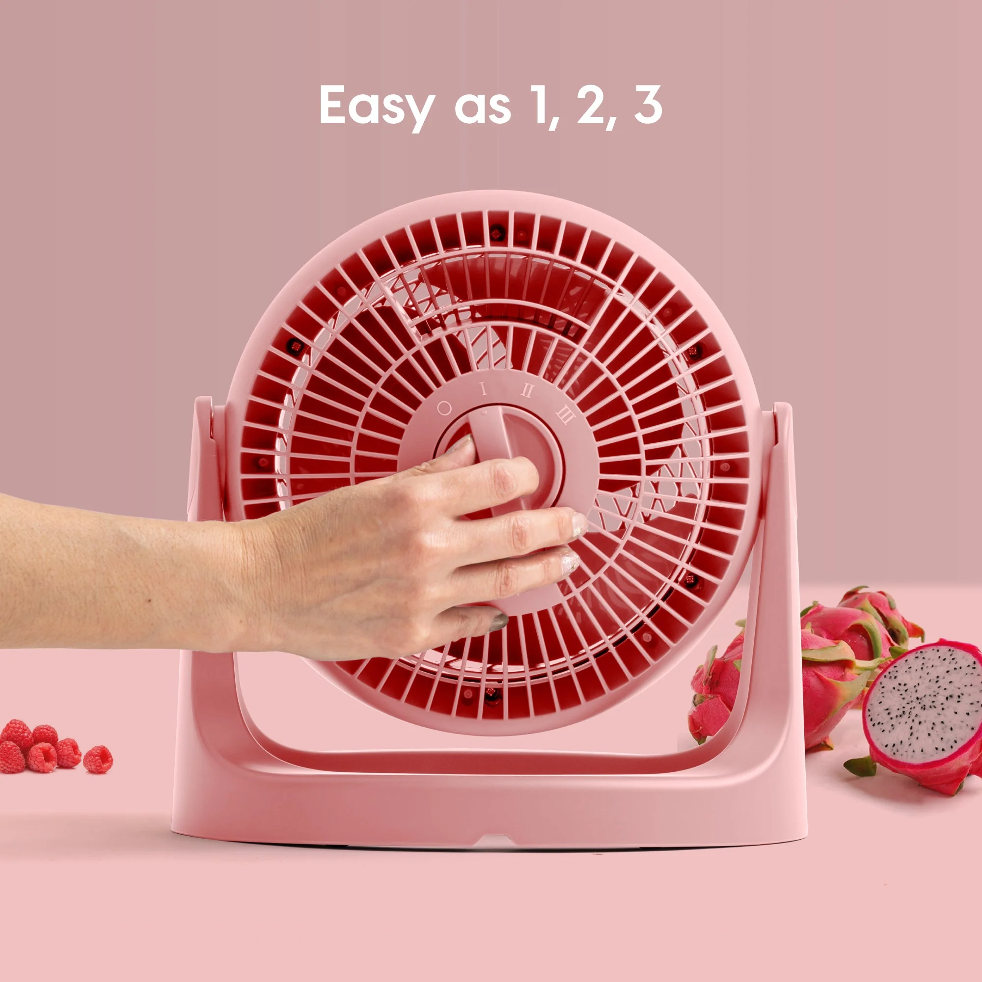WOOZOO® Macaron Fan Large - Non-Oscillation, 360° Vertical Tilt - Image 43