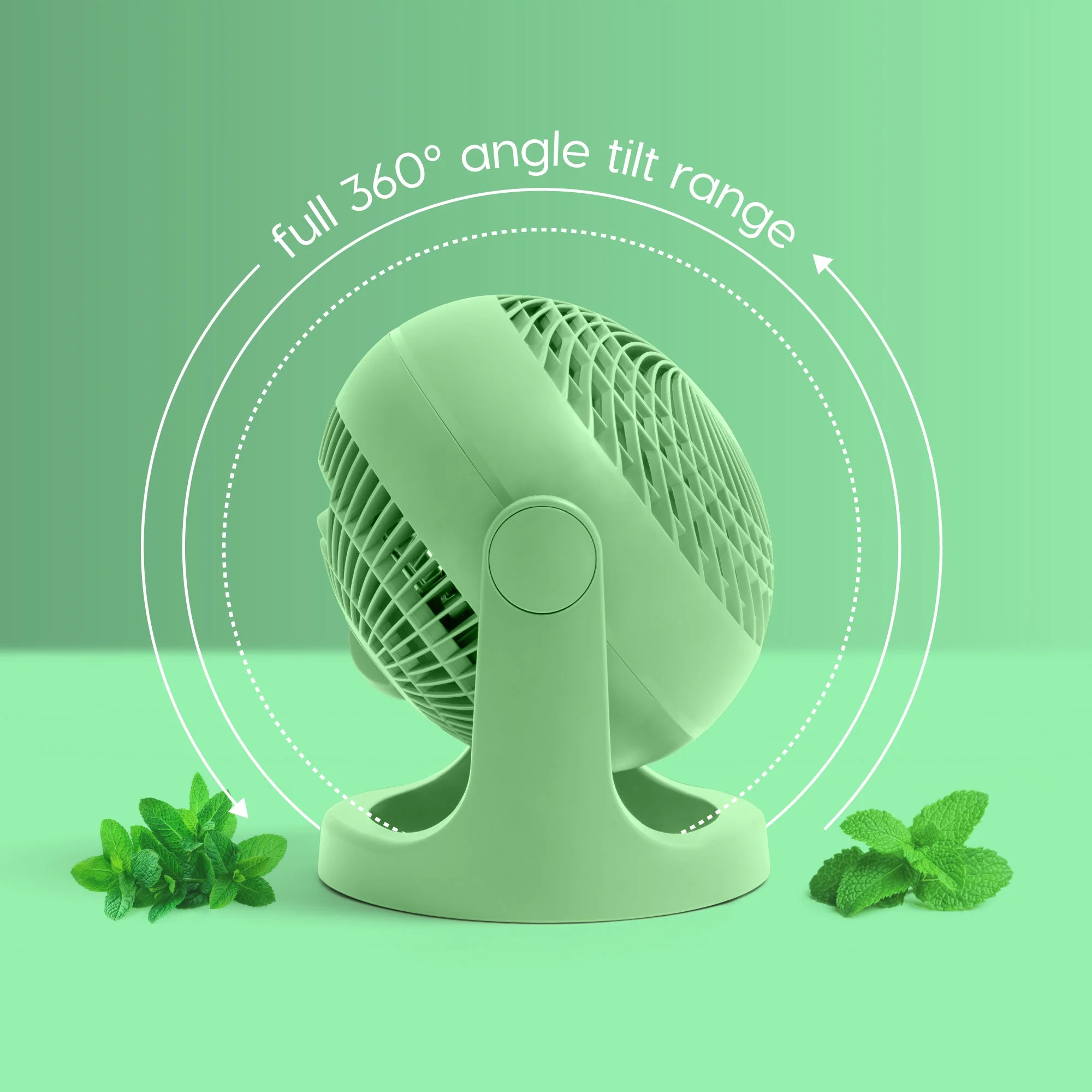 WOOZOO® Macaron Fan Large - Non-Oscillation, 360° Vertical Tilt - Image 50