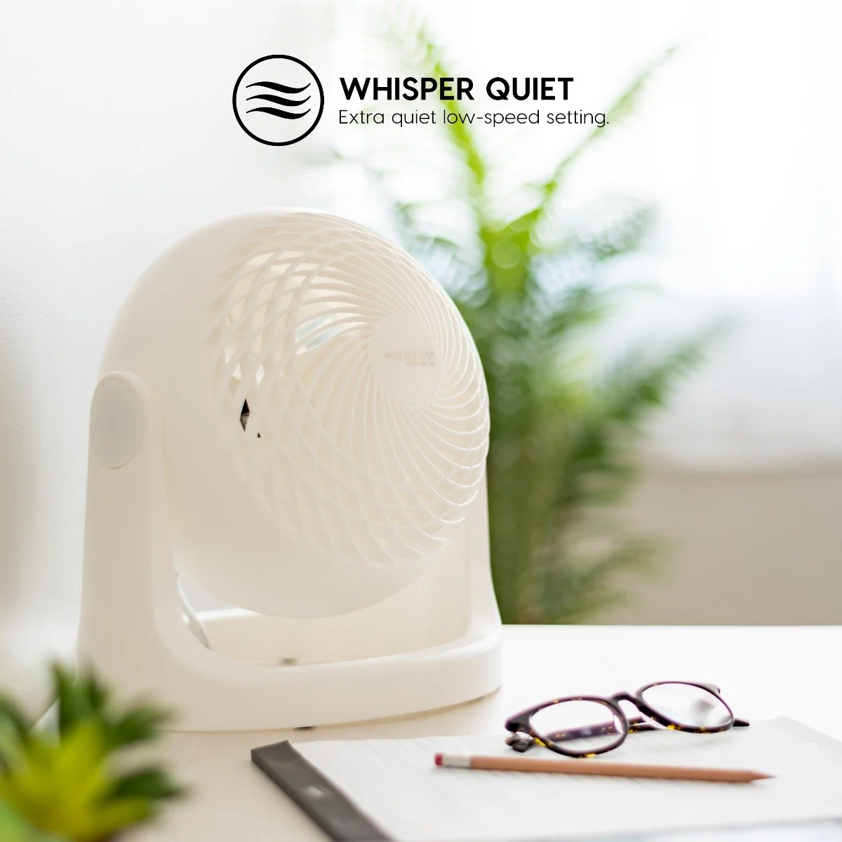 WOOZOO® Macaron Fan Large - Non-Oscillation, 360° Vertical Tilt - Image 6