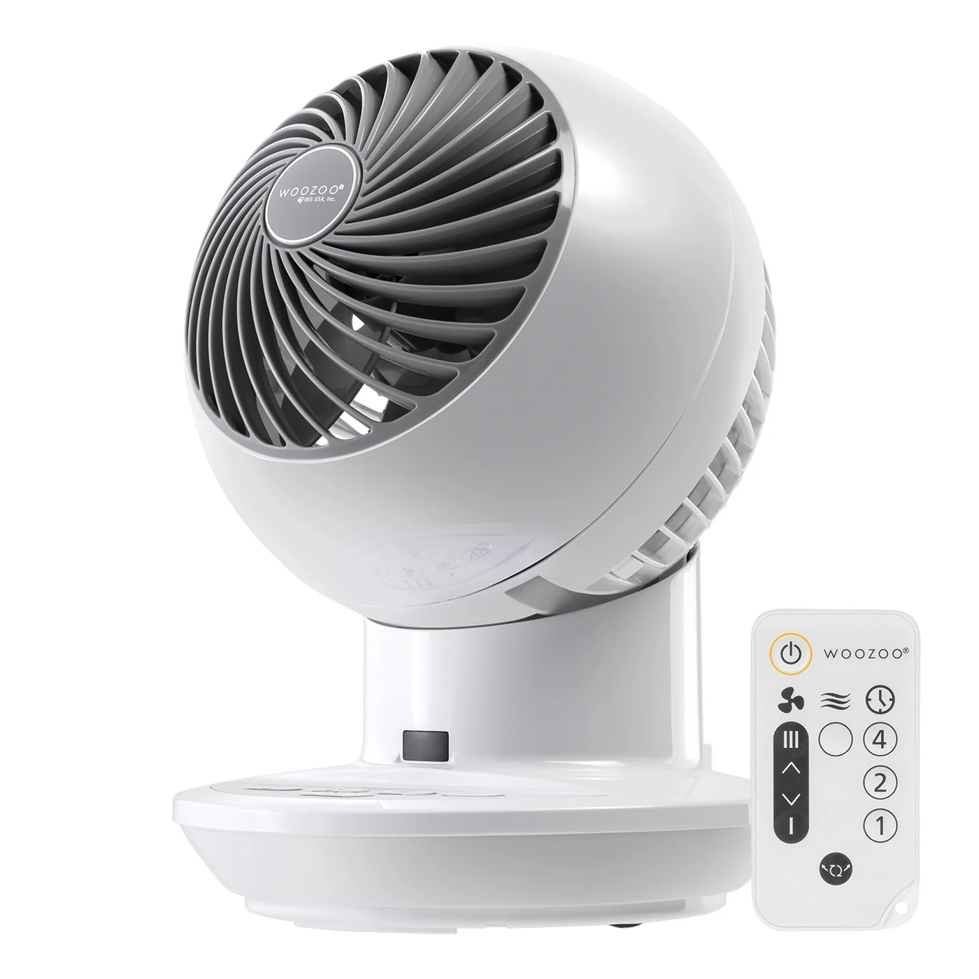 WOOZOO® Oscillating Desk Fan with Remote – Quiet 5-Speed Air Circulator