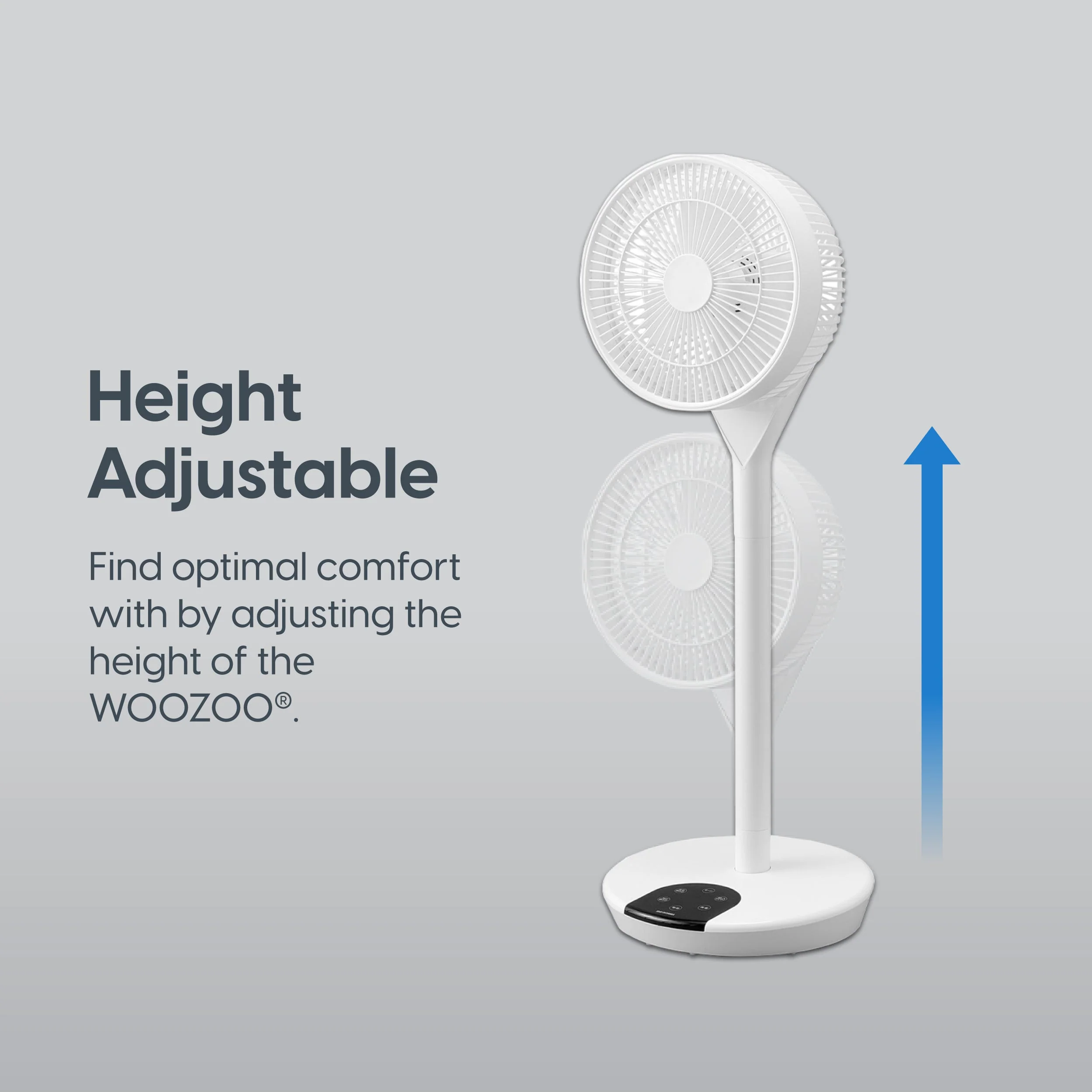 WOOZOO® Pedestal Standing Fan - Image 3