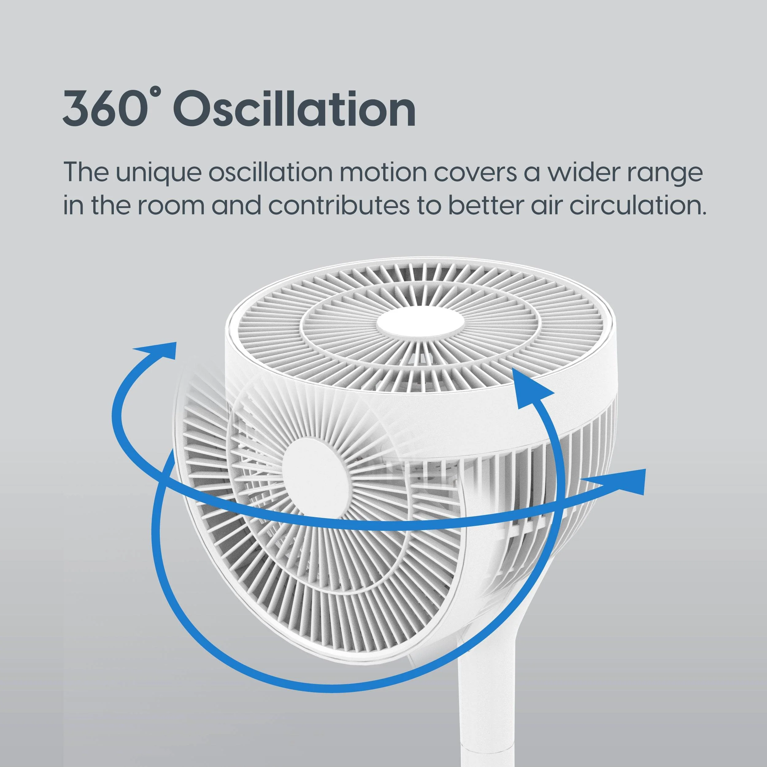 WOOZOO® Pedestal Standing Fan - Image 5